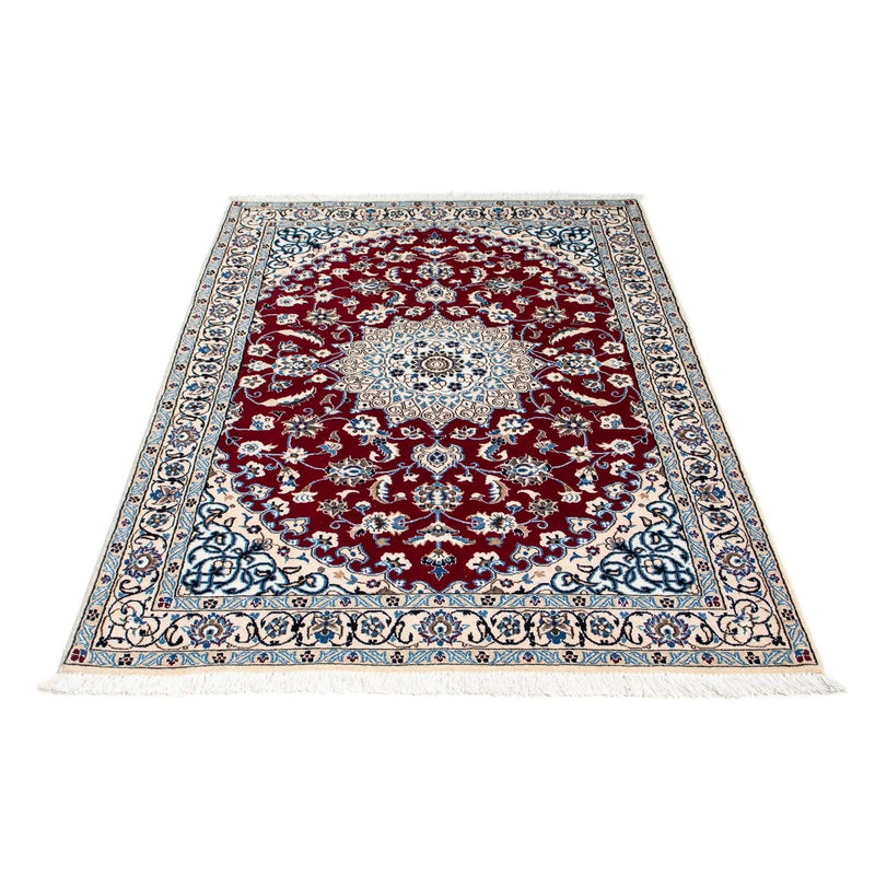 Alfombra Persa - Nain - Real - 175 x 112 cm - rojo oscuro