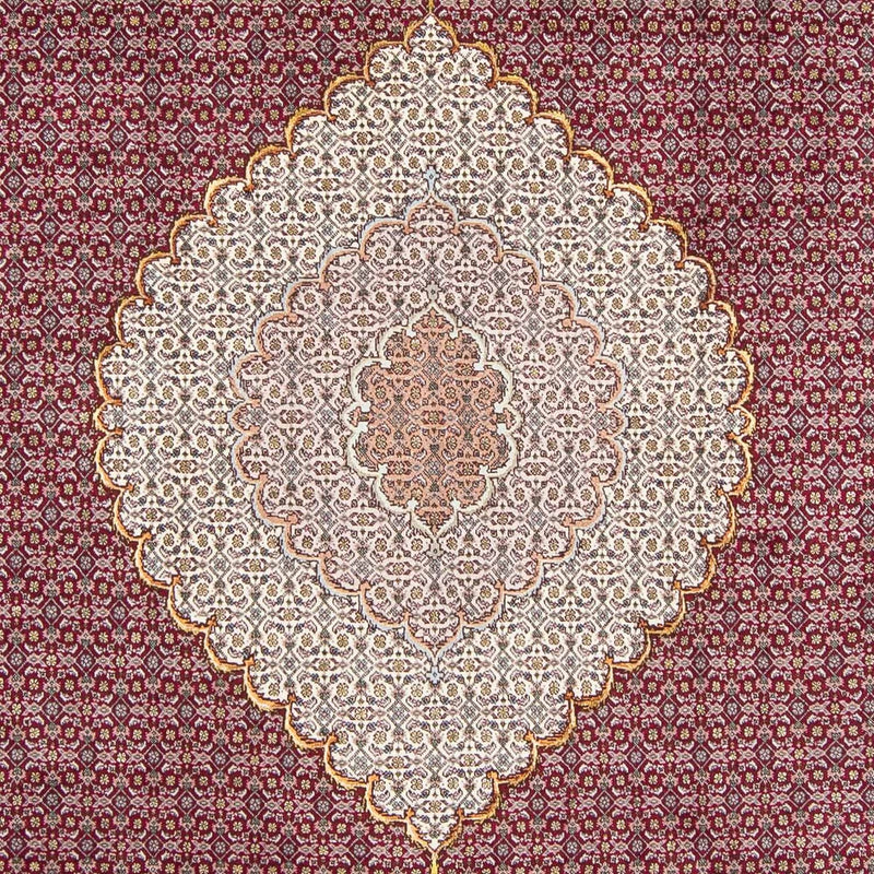 Alfombra persa - Tabriz - 297 x 203 cm - rojo oscuro