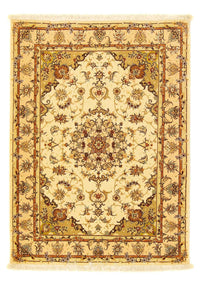 Alfombra Persa - Tabriz - Real - 141 x 103 cm - beige