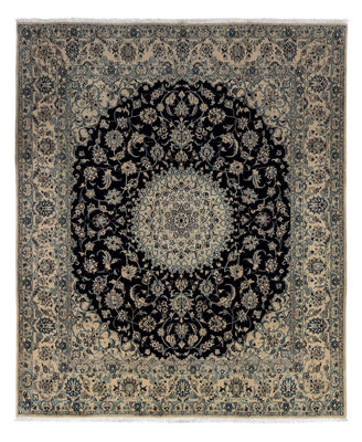 Alfombra Persa - Nain - Real - 298 x 252 cm - negro