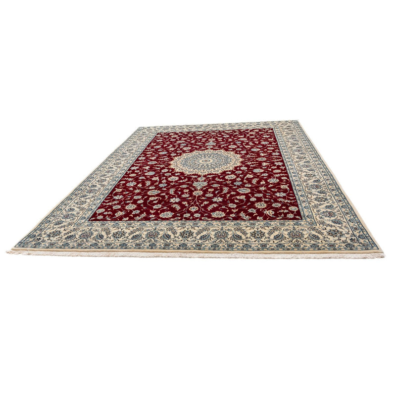 Alfombra Persa - Nain - Real - 342 x 250 cm - rojo oscuro