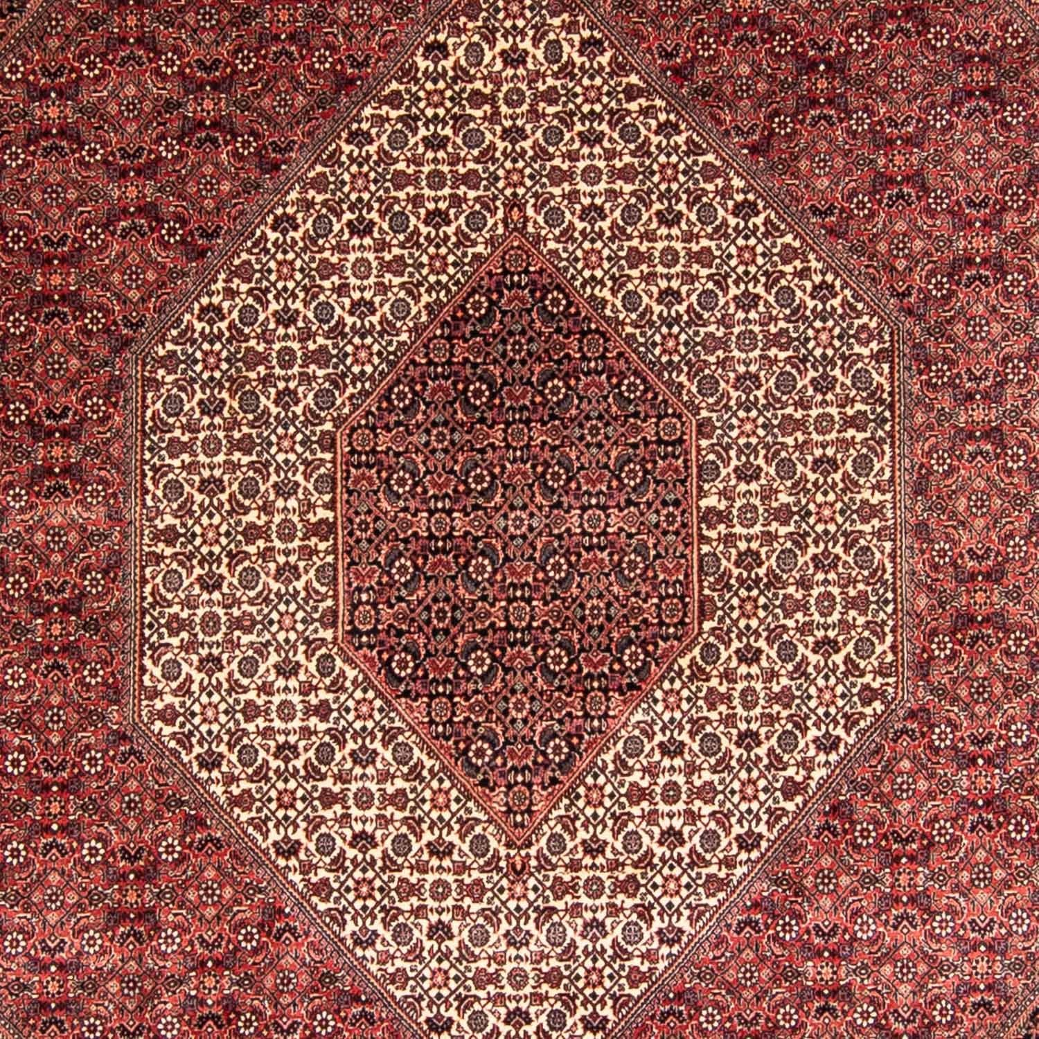 Alfombra persa - Bidjar - 340 x 252 cm - rojo claro