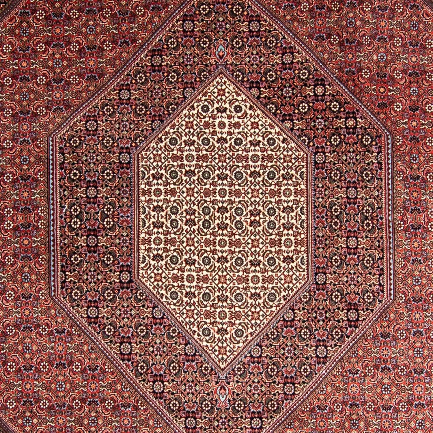Alfombra persa - Bidjar - 358 x 255 cm - rojo claro