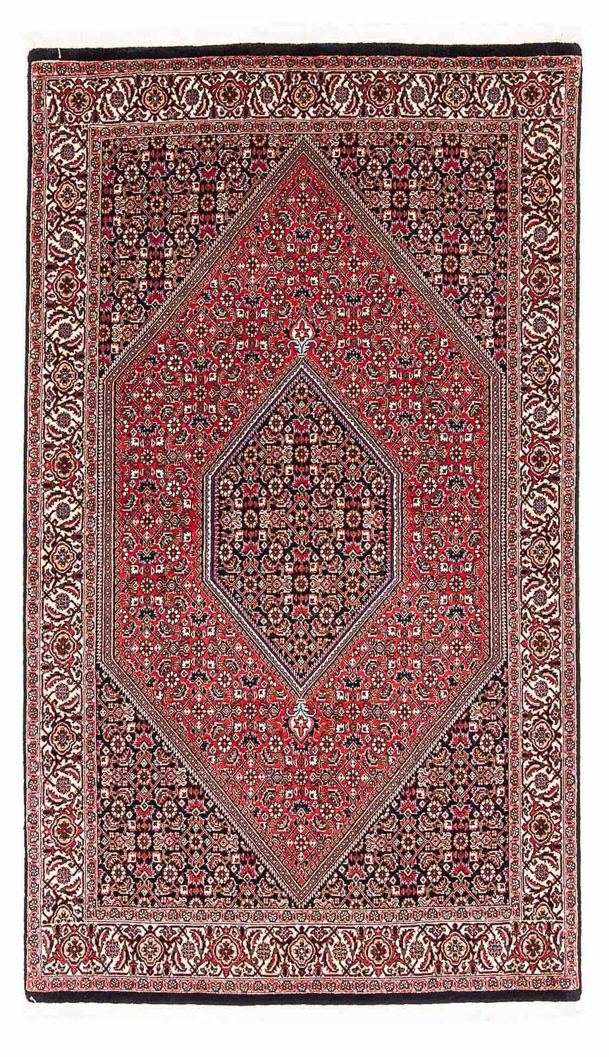 Alfombra persa - Bidjar - 183 x 110 cm - rojo claro