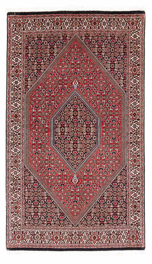 Alfombra persa - Bidjar - 183 x 110 cm - rojo claro