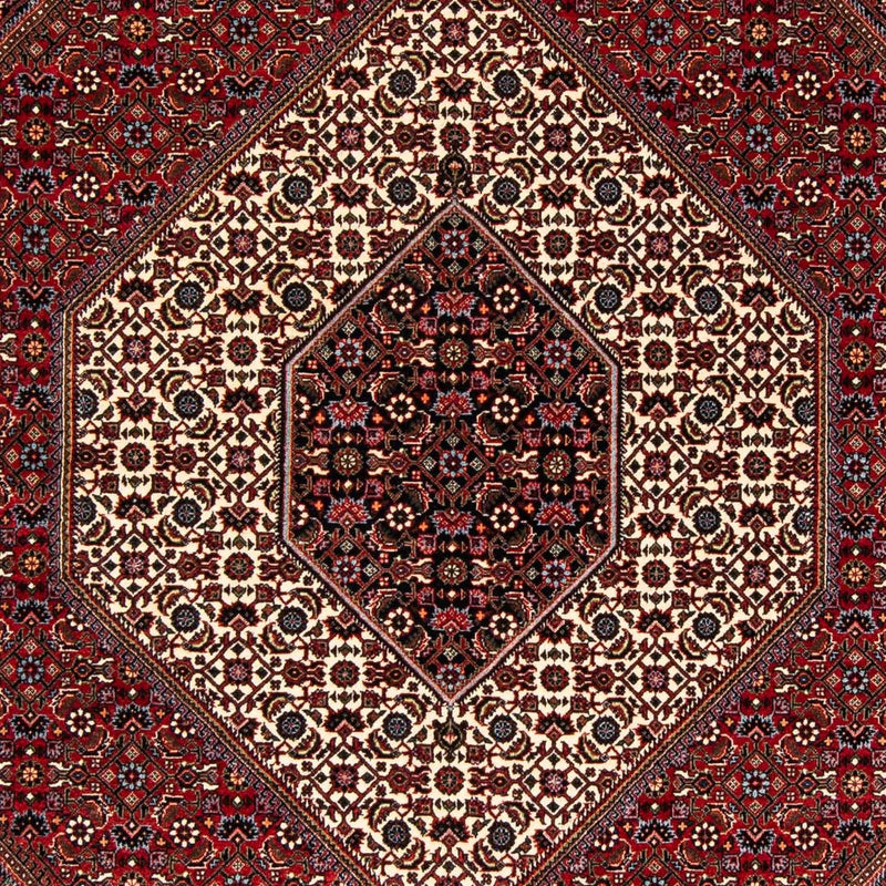 Alfombra persa - Bidjar - 245 x 172 cm - rojo oscuro