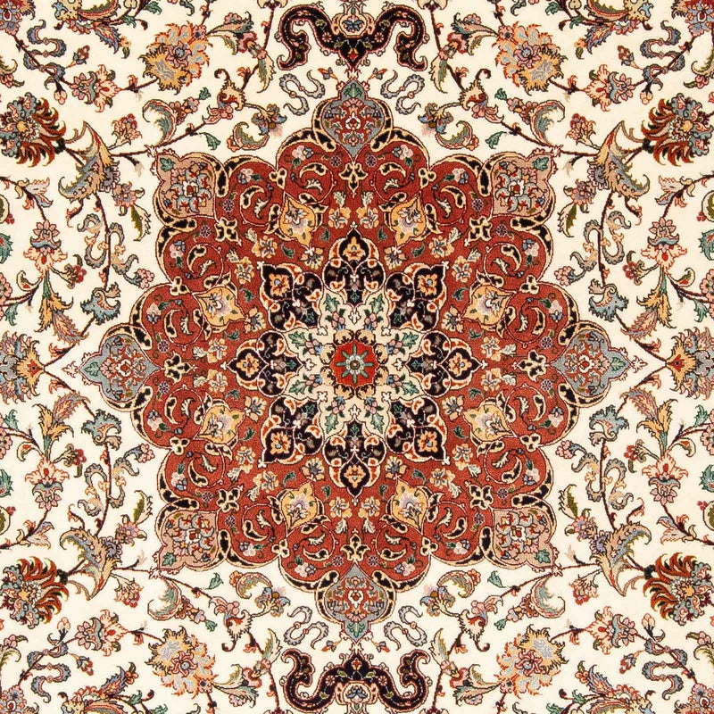 Alfombra Persa - Tabriz - Real - 303 x 201 cm - beige