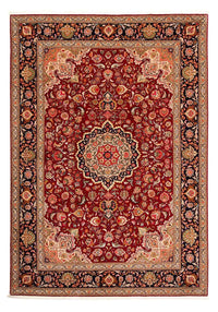 Alfombra Persa - Tabriz - Real - 303 x 209 cm - rojo oscuro