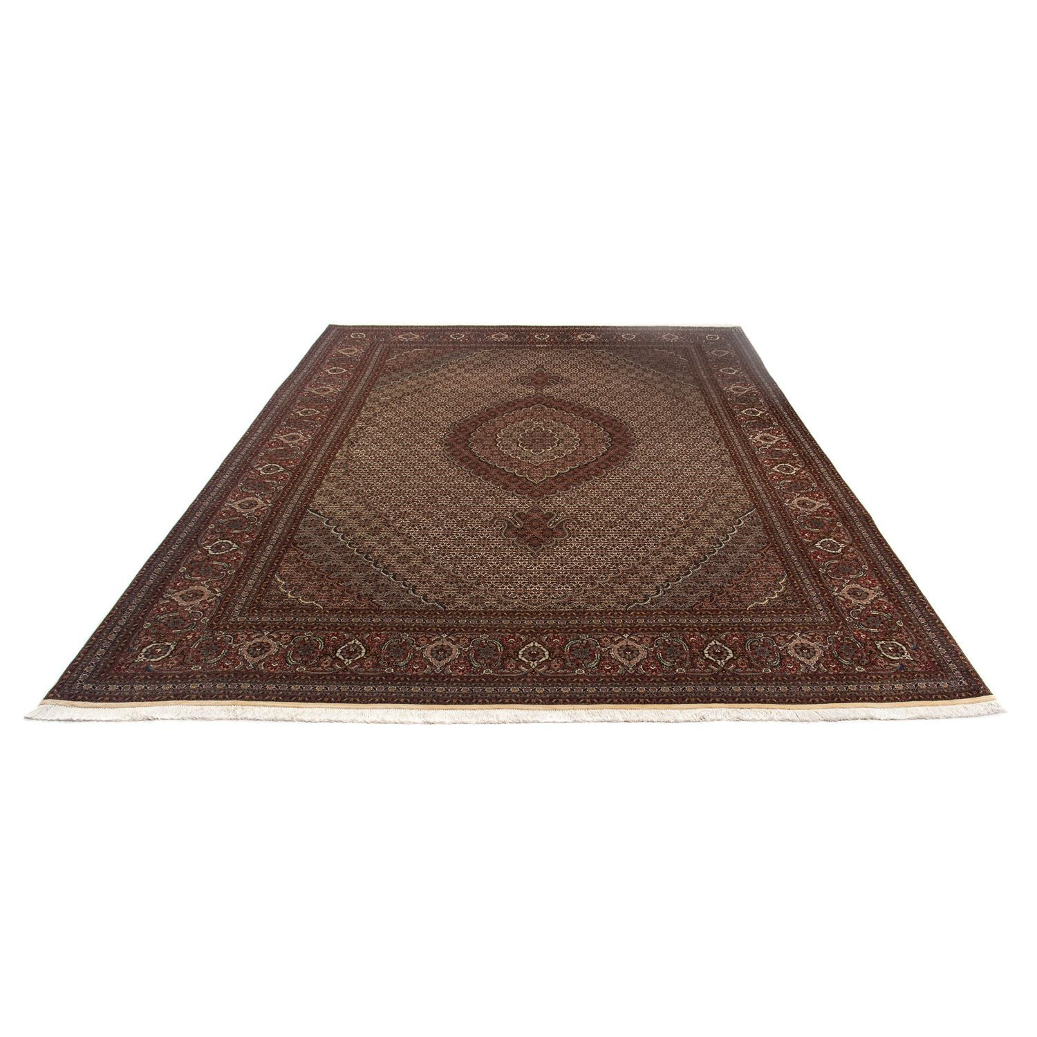 Alfombra persa - Tabriz - 353 x 245 cm - marrón