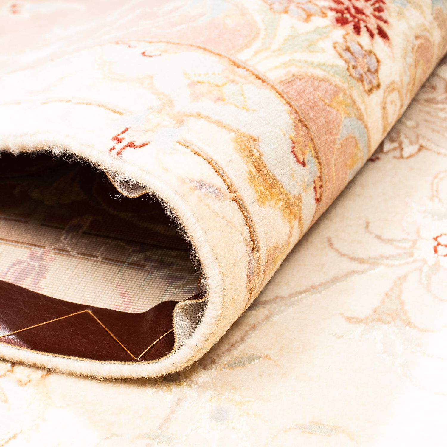 Alfombra Persa - Tabriz - Real - 312 x 203 cm - beige