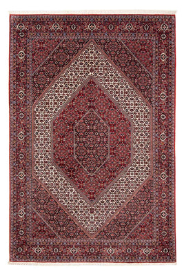 Alfombra persa - Bidjar - 241 x 170 cm - rojo oscuro