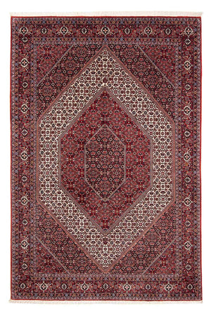 Alfombra persa - Bidjar - 241 x 170 cm - rojo oscuro