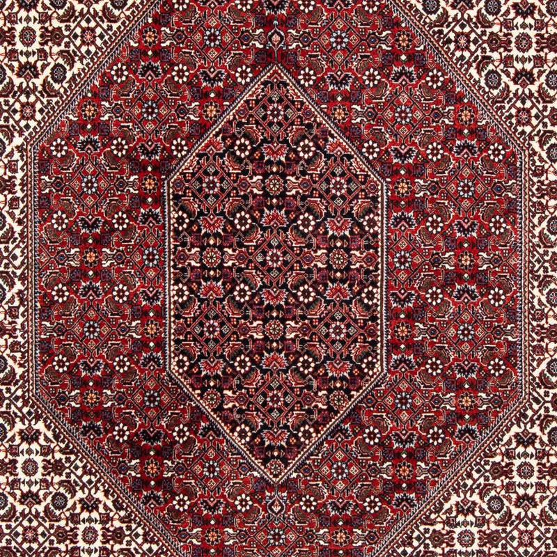 Alfombra persa - Bidjar - 241 x 170 cm - rojo oscuro