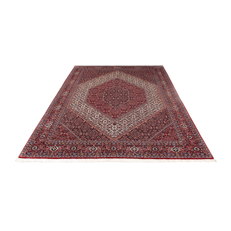 Alfombra persa - Bidjar - 241 x 170 cm - rojo oscuro