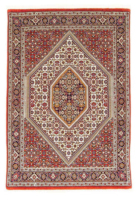 Alfombra persa - Bidjar - 150 x 104 cm - rojo
