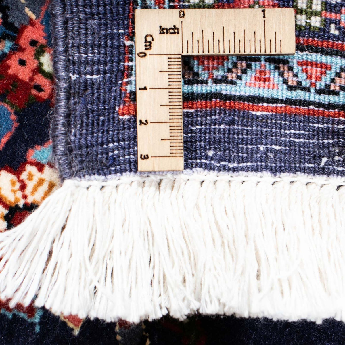 Alfombra persa - Nómada - 154 x 103 cm - azul oscuro