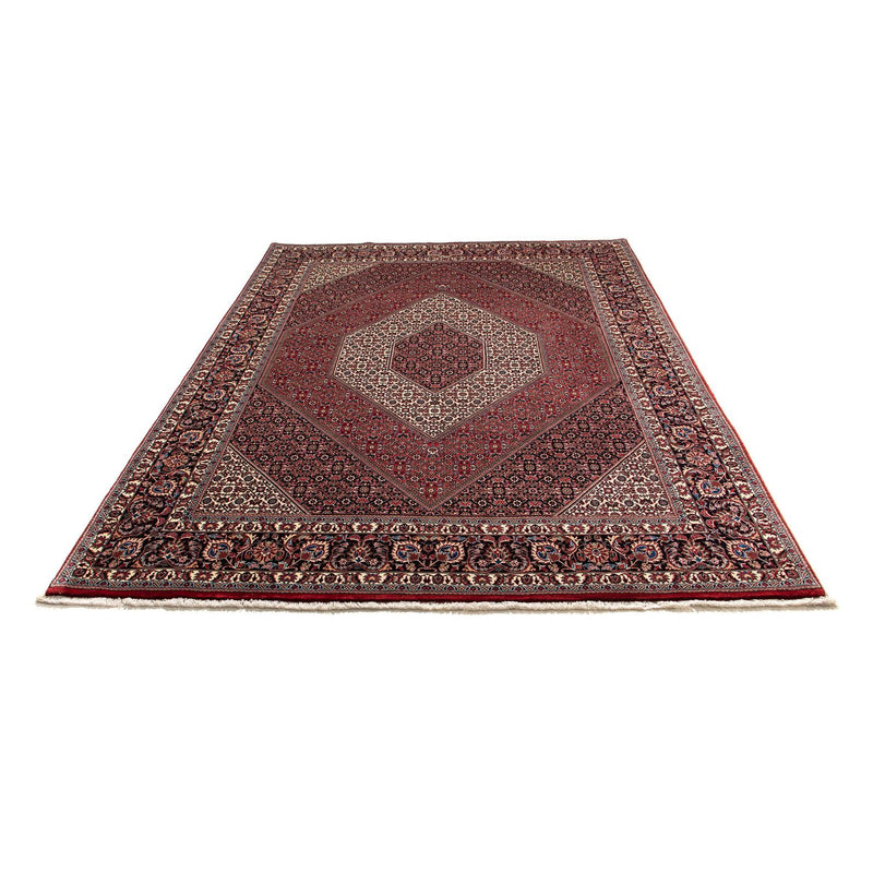 Alfombra persa - Bidjar - 305 x 203 cm - rojo oscuro