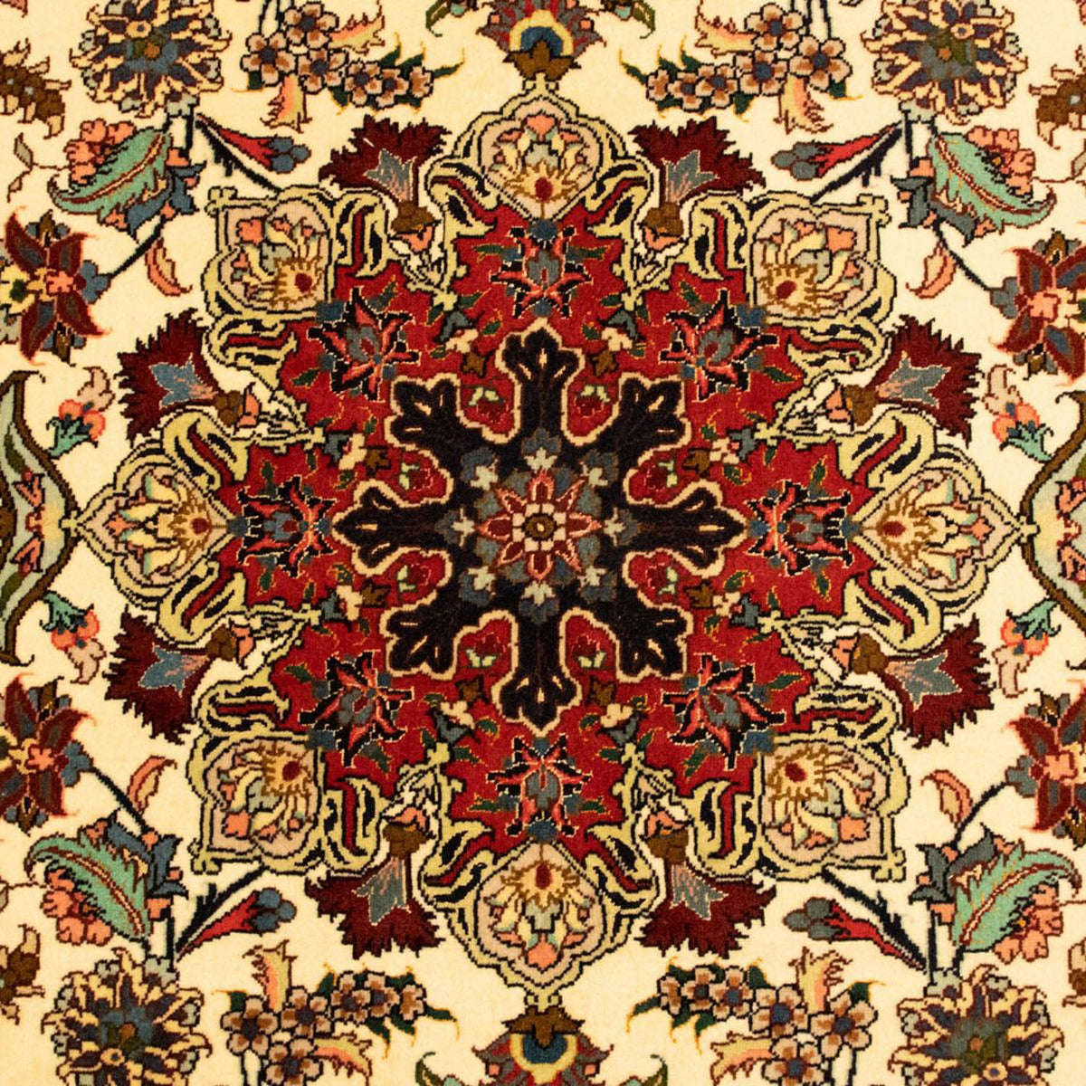 Alfombra Persa - Tabriz - Real - 158 x 103 cm - beige