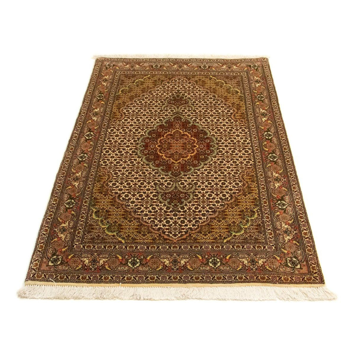 Alfombra Persa - Tabriz - Real - 130 x 79 cm - beige