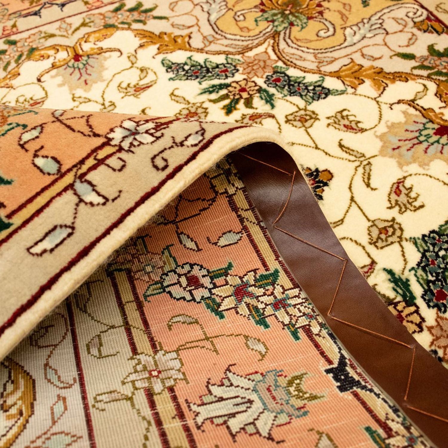 Alfombra Persa - Tabriz - Real - 151 x 100 cm - beige