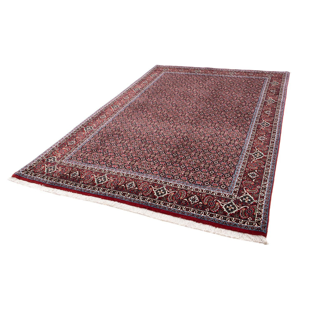 Alfombra persa - Bidjar - 250 x 168 cm - rojo