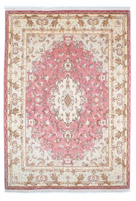 Alfombra Persa - Tabriz - Real - 236 x 166 cm - rosa