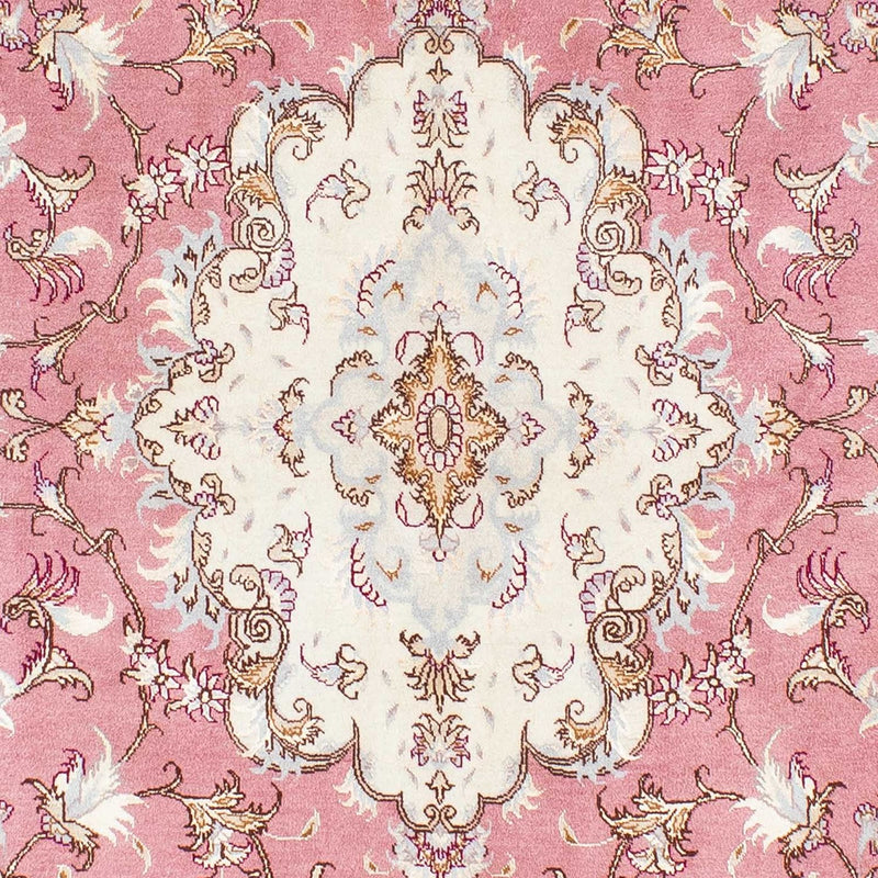 Alfombra Persa - Tabriz - Real - 236 x 166 cm - rosa