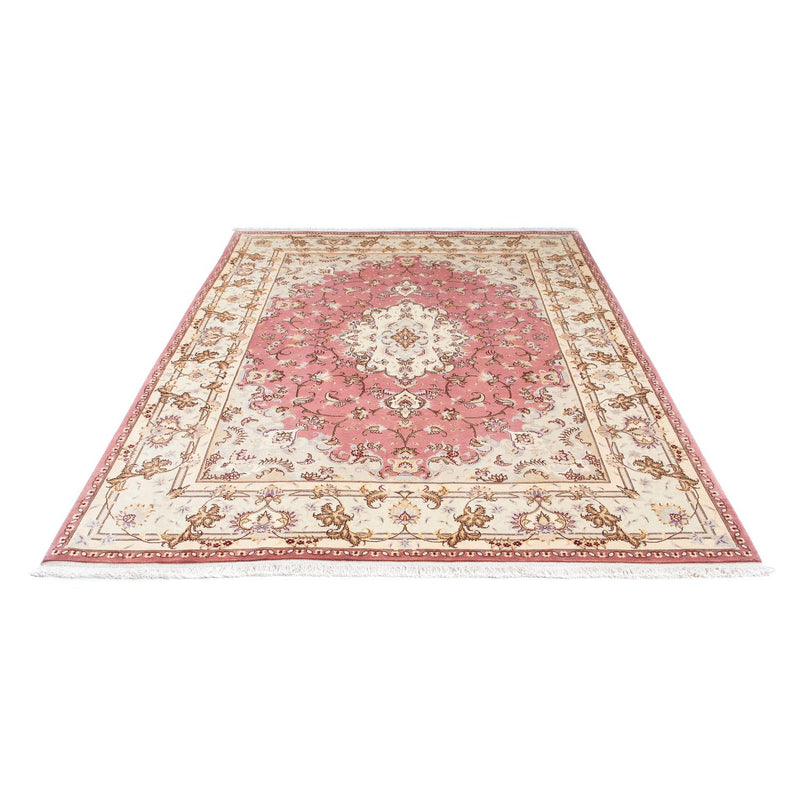 Alfombra Persa - Tabriz - Real - 236 x 166 cm - rosa