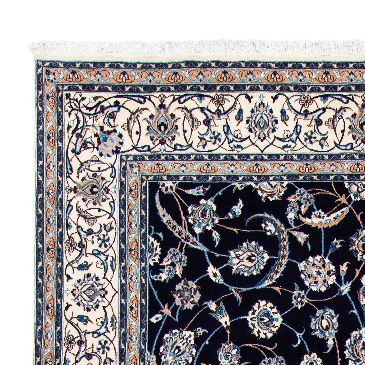 Alfombra Persa - Nain - Real - 308 x 208 cm - negro