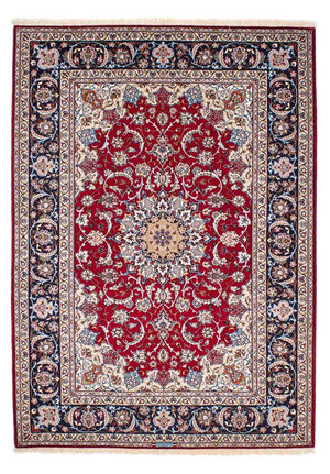 Alfombra Persa - Isfahan - Prima - 227 x 164 cm - rojo oscuro