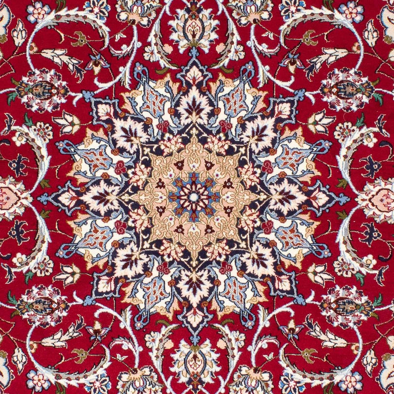 Alfombra Persa - Isfahan - Prima - 227 x 164 cm - rojo oscuro