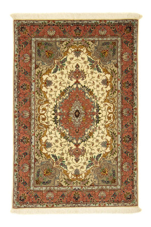 Alfombra Persa - Tabriz - Real - 152 x 102 cm - beige
