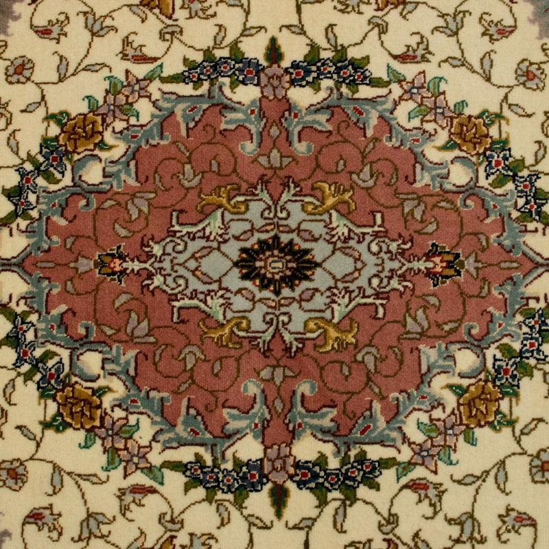 Alfombra Persa - Tabriz - Real - 152 x 102 cm - beige