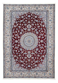 Alfombra Persa - Nain - Real - 288 x 202 cm - rojo oscuro