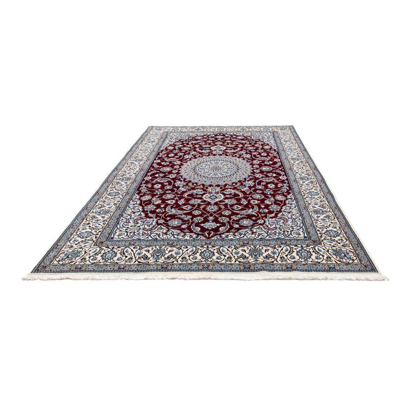 Alfombra Persa - Nain - Real - 288 x 202 cm - rojo oscuro