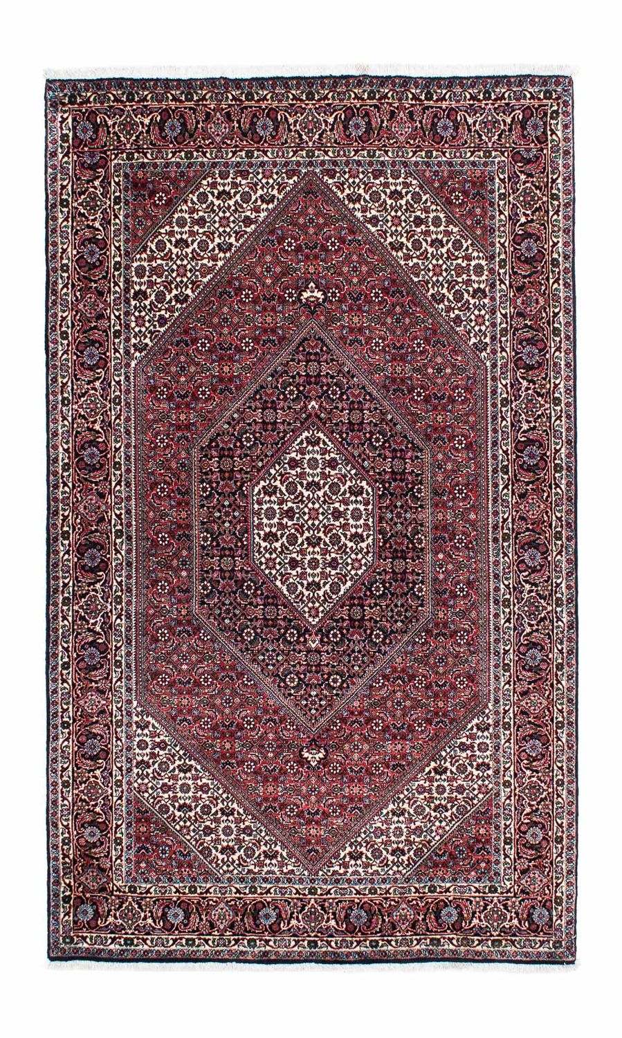 Alfombra persa - Bidjar - 211 x 126 cm - rojo claro