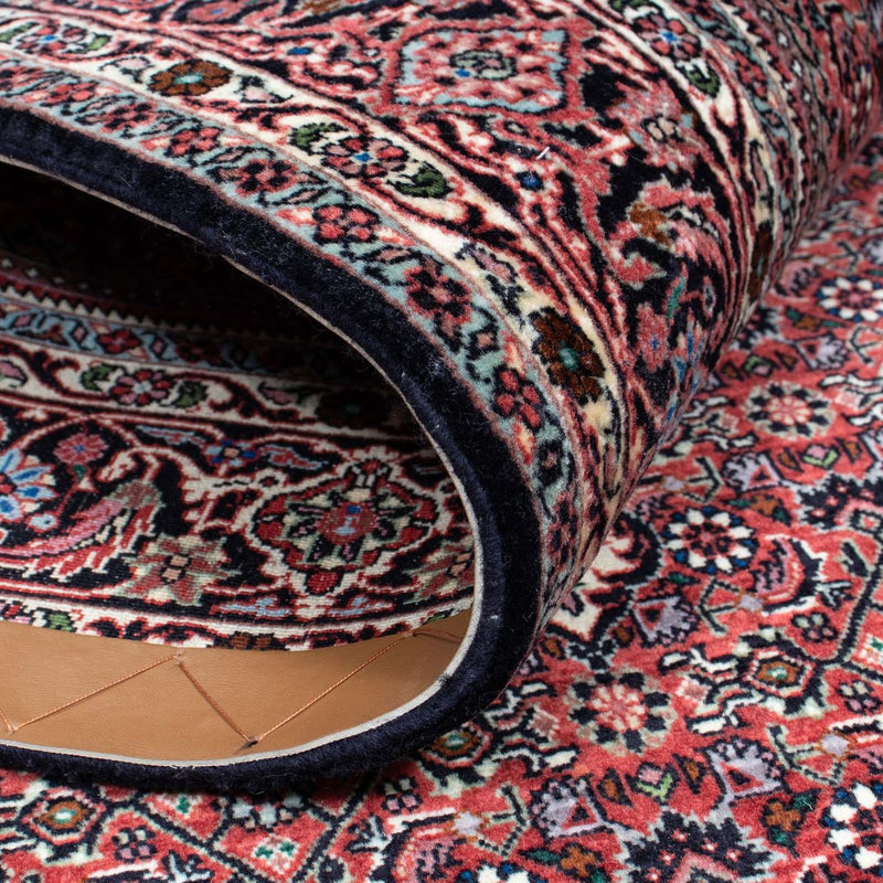 Alfombra persa - Bidjar - 211 x 126 cm - rojo claro