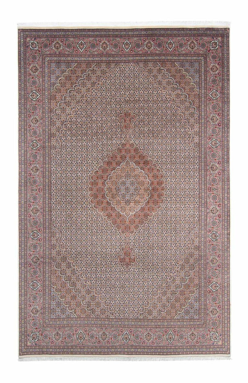 Alfombra persa - Tabriz - 307 x 197 cm - marrón claro