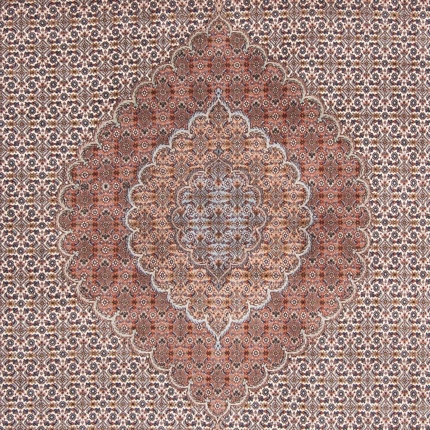 Alfombra persa - Tabriz - 307 x 197 cm - marrón claro