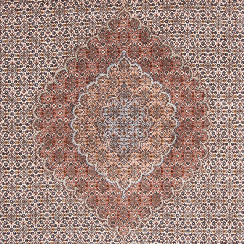 Alfombra persa - Tabriz - 307 x 197 cm - marrón claro