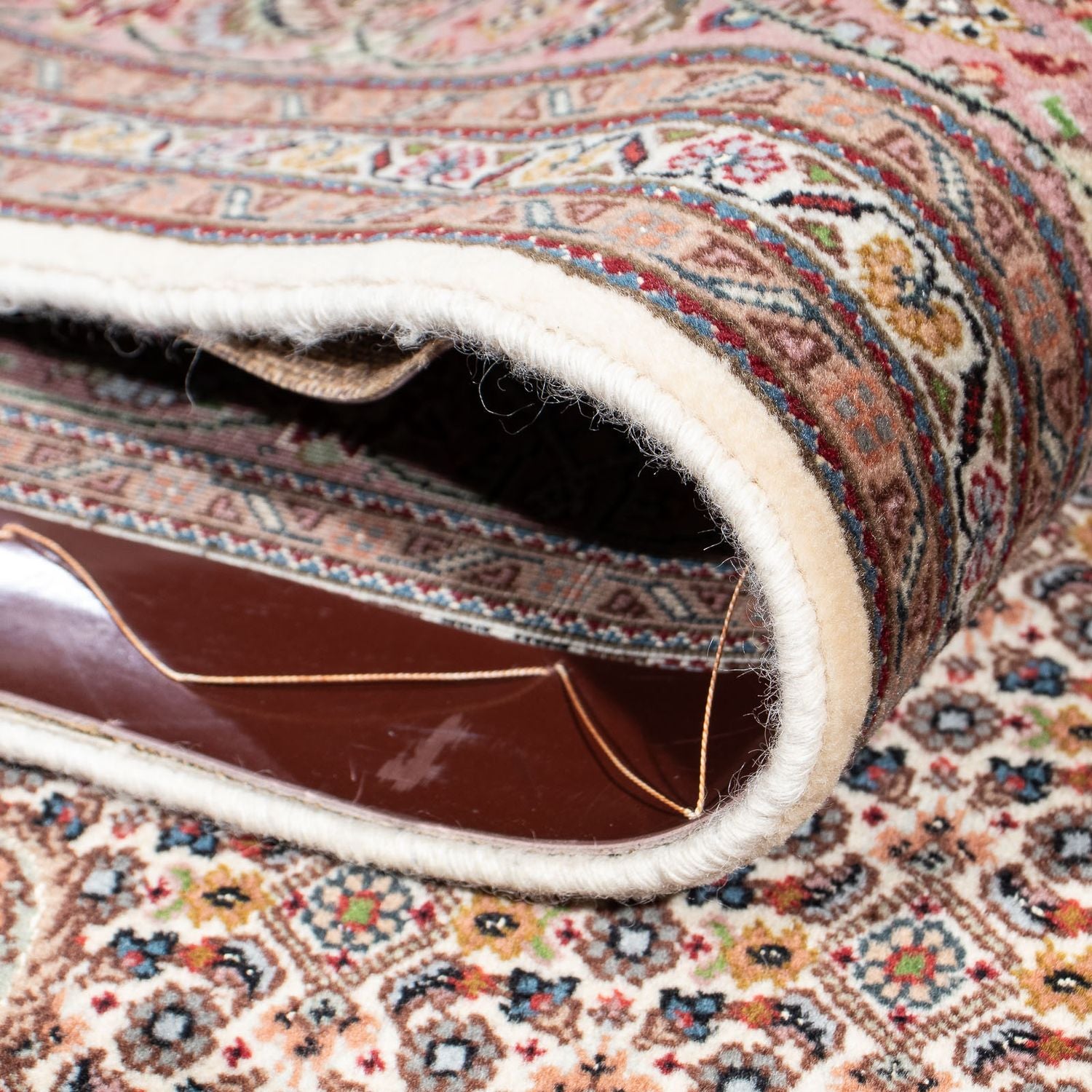 Alfombra persa - Tabriz - 307 x 197 cm - marrón claro