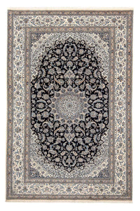 Alfombra Persa - Nain - Prima - 301 x 201 cm - azul oscuro