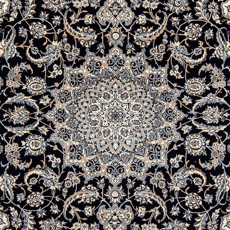 Alfombra Persa - Nain - Prima - 301 x 201 cm - azul oscuro