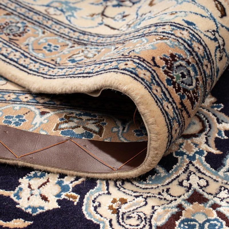 Alfombra Persa - Nain - Prima - 301 x 201 cm - azul oscuro