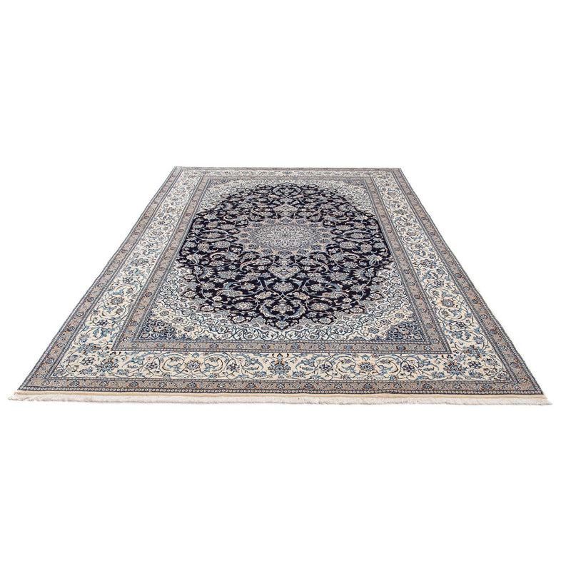 Alfombra Persa - Nain - Prima - 301 x 201 cm - azul oscuro