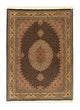 Alfombra Persa - Tabriz - Real - 142 x 103 cm - azul oscuro
