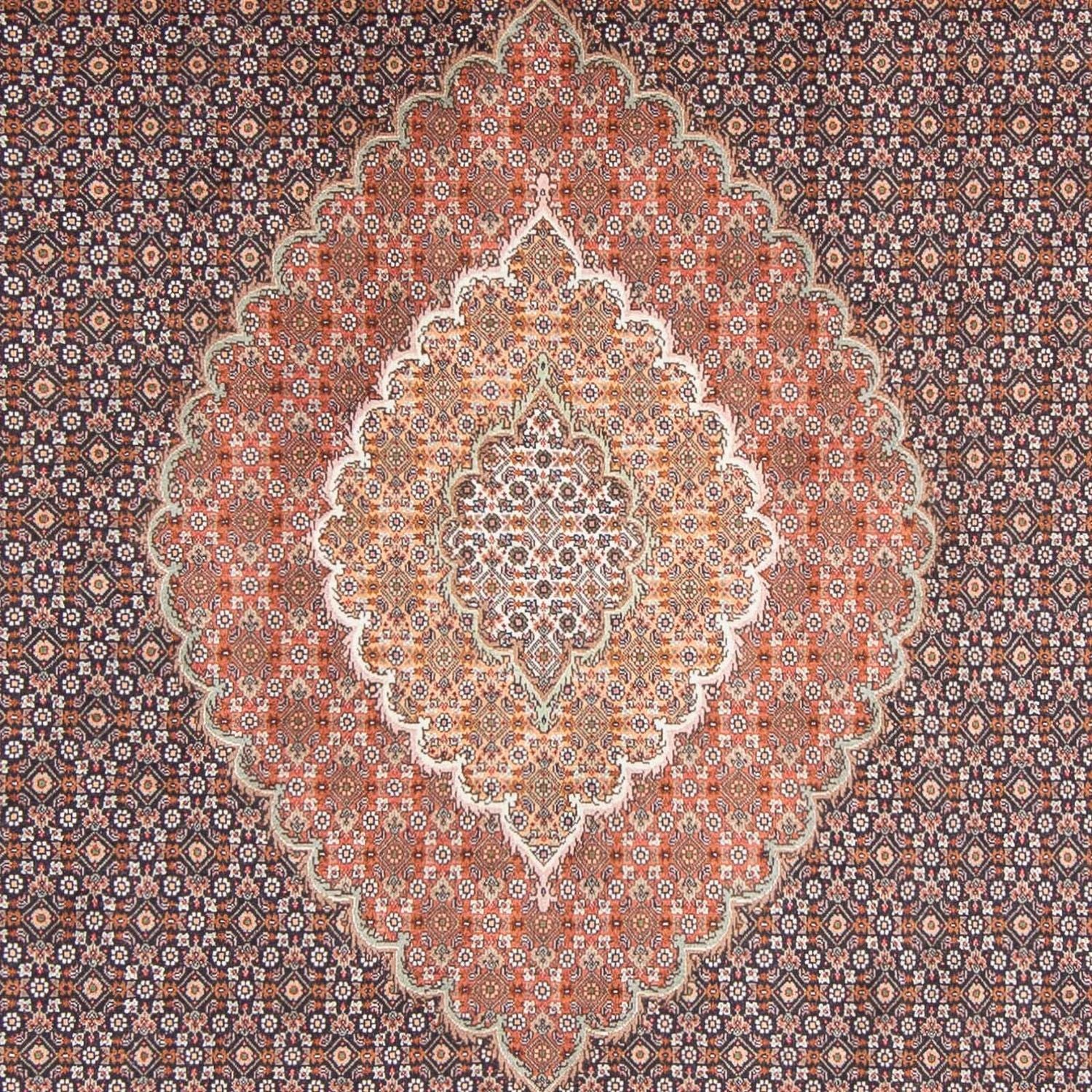 Alfombra persa - Tabriz - 310 x 202 cm - azul oscuro