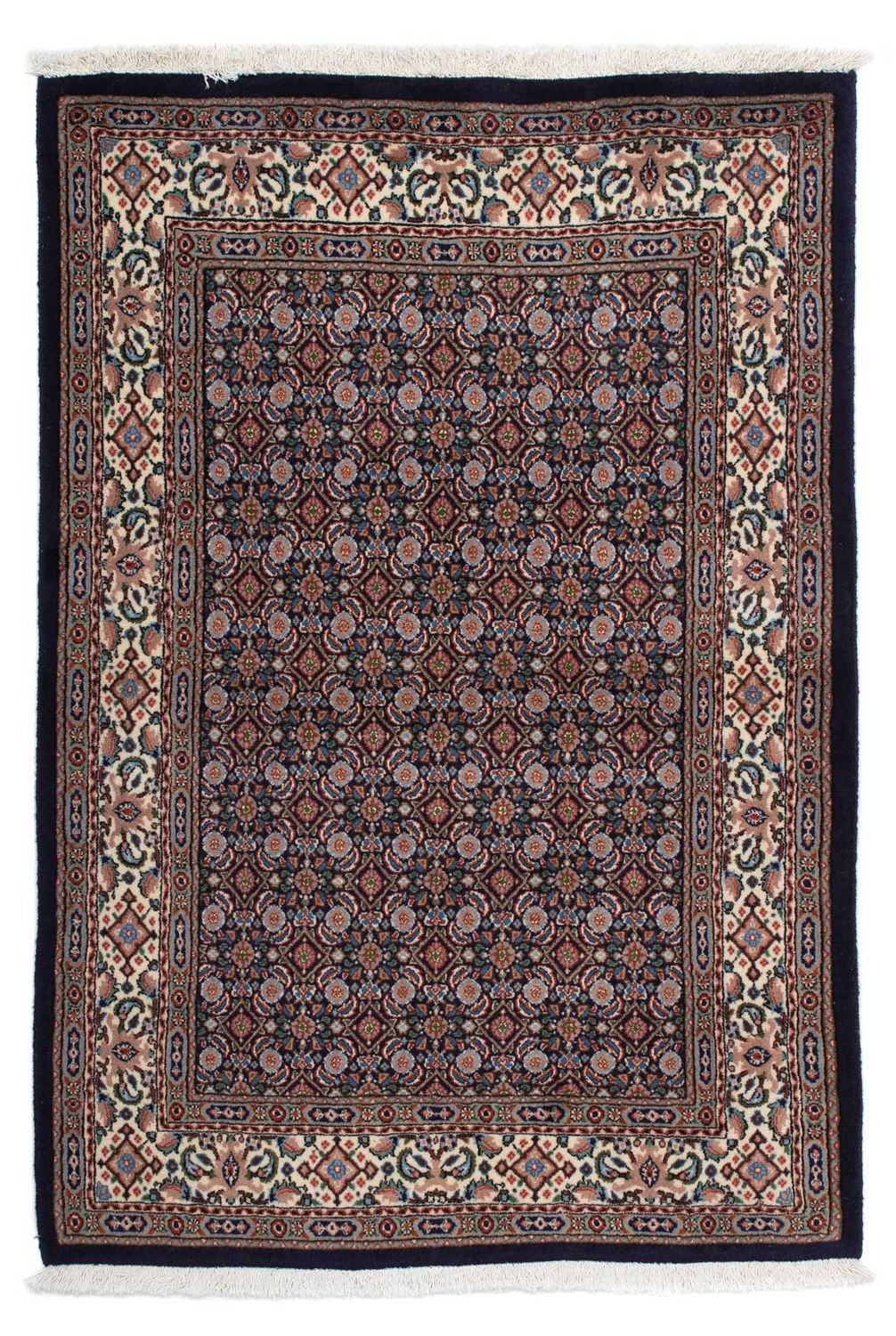Alfombra persa - Clásica - 146 x 99 cm - azul oscuro