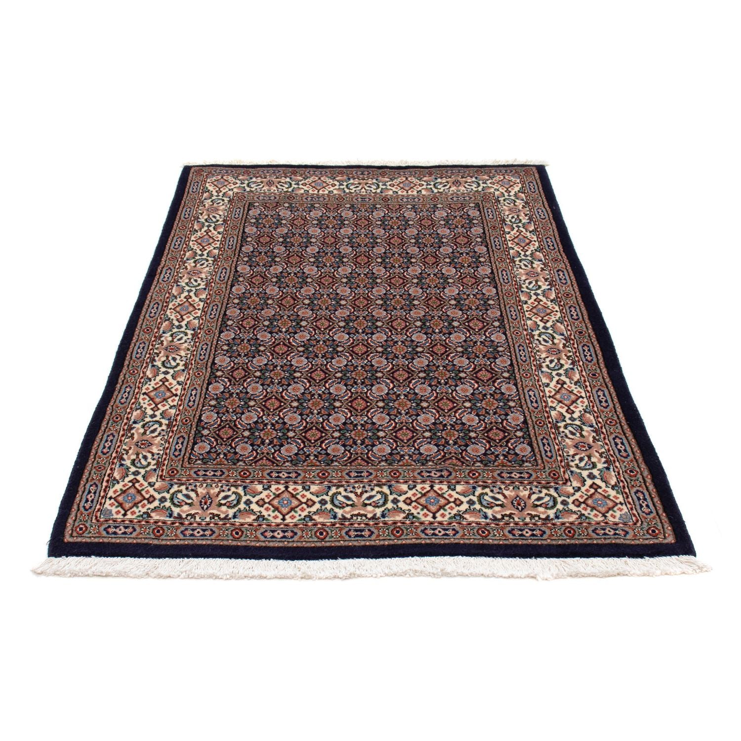 Alfombra persa - Clásica - 146 x 99 cm - azul oscuro