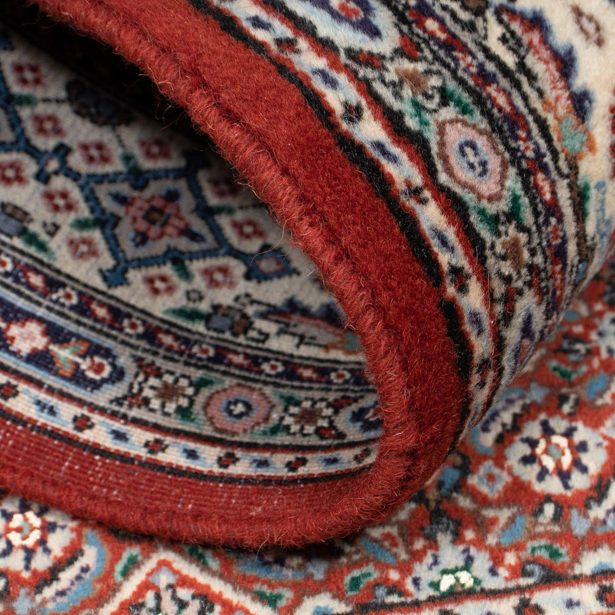 Alfombra persa - Clásica - 147 x 96 cm - rojo oscuro